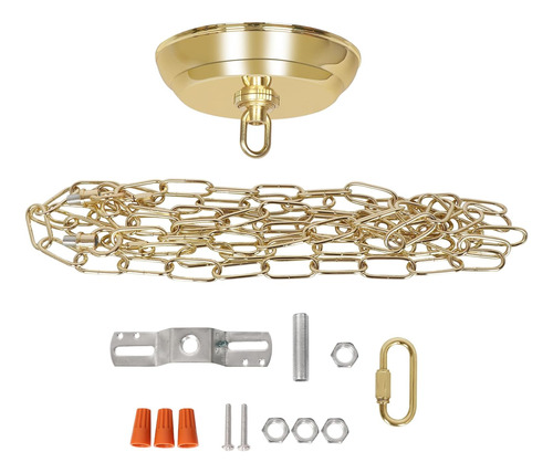 L0019 - Cadena De Oro Resistente De 10 Pies Con Kit De Toldo