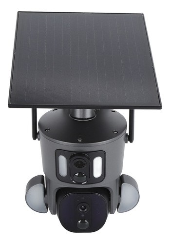 Cámara De Inicio: Seguridad Solar, Doble Lente, Detección Hu