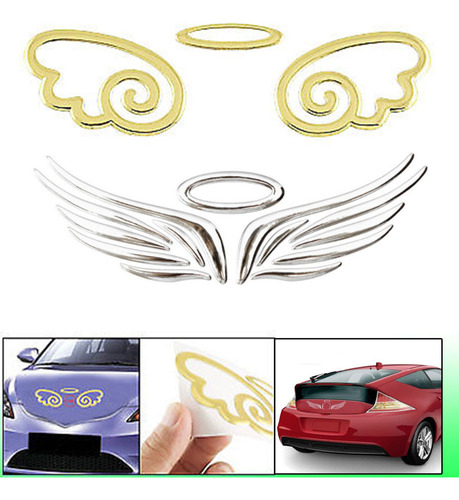 Calcomanía De Vinilo 3d Para Coche Angel Fairy Wingscool