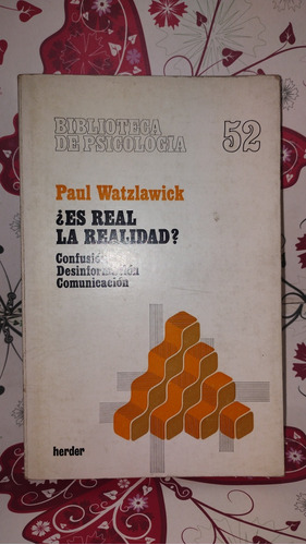 Es Real La Realidad Watzlawick Paul Herder 