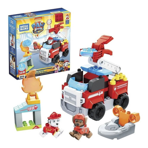 Mega Bloks - Camión De Bomberos De Marshall - Paw Patrol