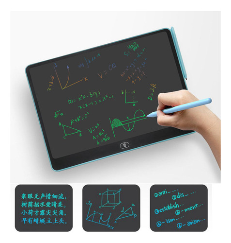 Bloc De Dibujo Colorido, Tablero Lcd Electrónico De 16 Pulga