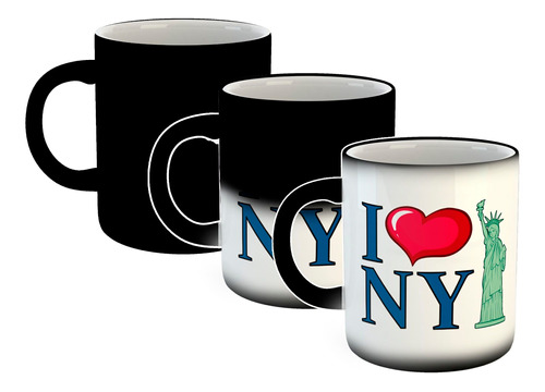 Taza Magica Frase I Love New York Yo Amo New York