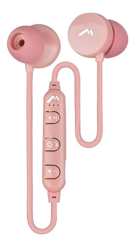 Audífonos Bluetooth Mitzu Con Manos Libres Color Rosa