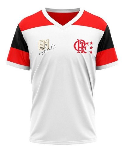 Camisa Flamengo Infantil Zico Mundial 1981 Oficial