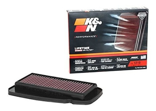 Filtro De Aire Del Motor K&n: Alto Rendimiento, Premium, Fil