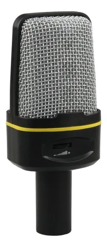 Micrófono de condensador negro omnidireccional Multimedia Sf920
