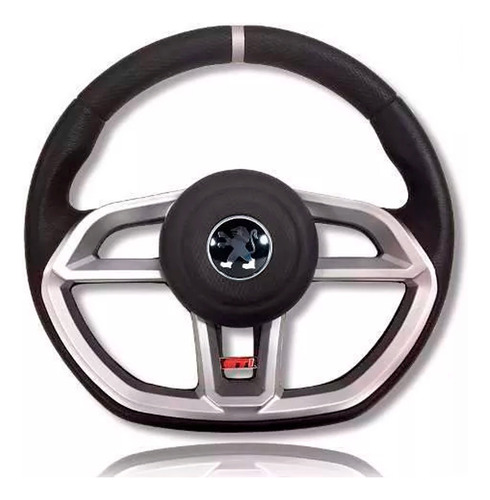 Volante Esportivo Gti Prata Peugeot 207 2006 2007 2008 2009