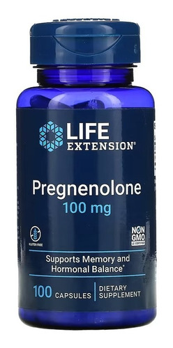 Life Extension Pregnenolone 100mg X 100 Cáps