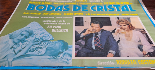 Poster N° 5 Bodas De Cristal Alberto Closas S Silveyra 1975