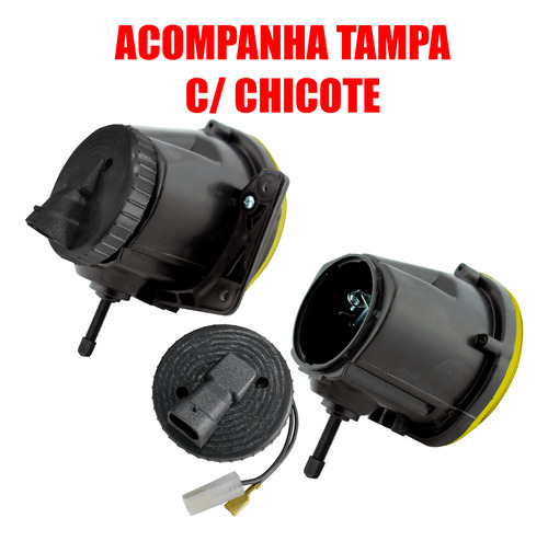 Par Farol Milha Amarelo Fiat Idea 2004 05 A 2016 + Led 6000k