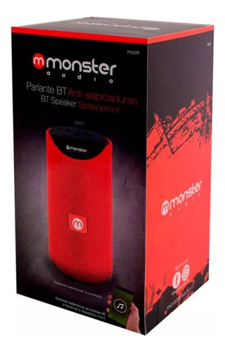 Parlante Bluetooth Monster 450r Rojo
