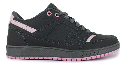 Tenis Newk Mujer Linea Dudley Color Gris Rosa