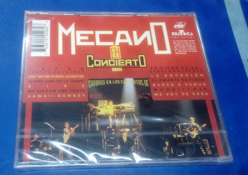 Mecano - En Concierto 1985 Cd Nuevo Sellado Edic España Jcd