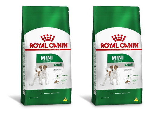 Ração Cães Mini Adult Royal Canin 2,5kg Kit 2 Unidades