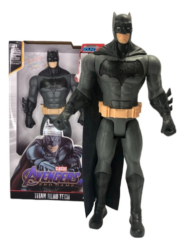 Figura De Batman Articulada Con Luz Y Sonido 30cm
