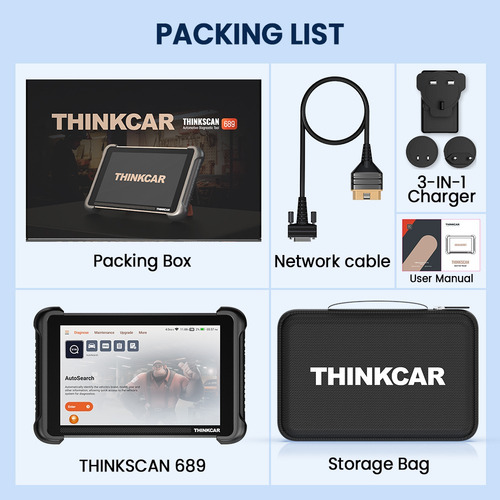 Thinkcar Escáner Obd2 Thinkscan 689 Bidireccional