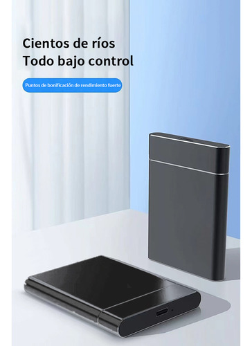 Disco Portátil Duro Externo Alta Velocidad Ssd 4tb Negro