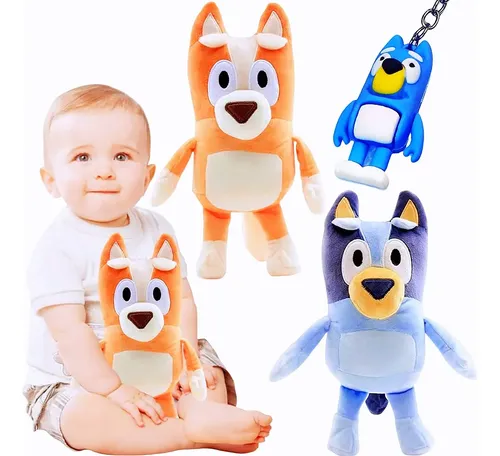 Set Dos Peluches Serie Bluey De 28 Cm (nuevos Bluey Y Bingo) $ 15.990