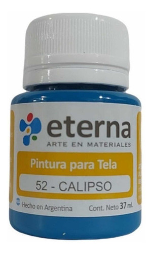 Pinturas Para Tela 37 Ml Eterna En La Plata Color Del Óleo 52 Calipso