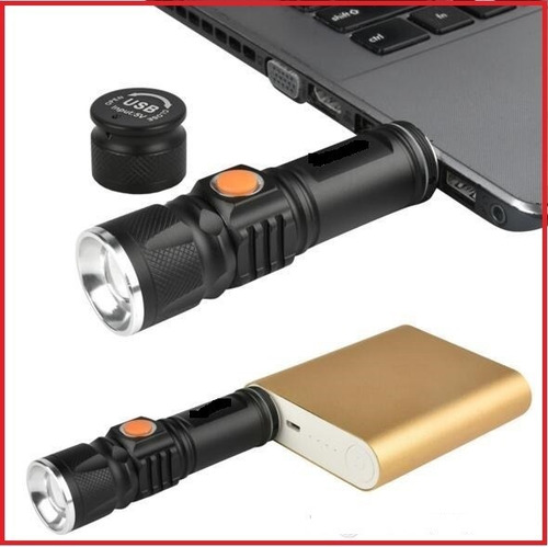 Linterna Bicicleta Recargable Usb Incluye Soporte 3000 Lumen