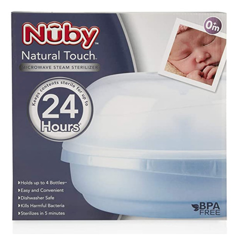 Esterilizador Vapor Nuby Para Microondas 4 Biberones
