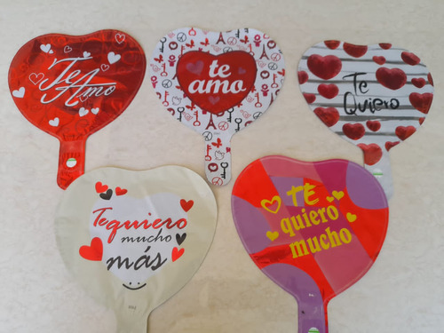 Globos 10 Pulgadas De Corazon - Estrellas X 15 Und