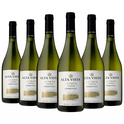 Vino Alta Vista Estate Premium Chardonnay 750ml X6 Unidades 