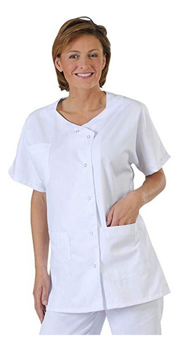 Blusa De Laboratorio De Bata Blanca Para Técnico De Almacén