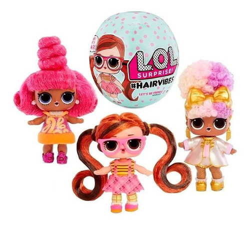 Muñeca Lol Surprise Hairvibes Con Pelo 564744 E. Full