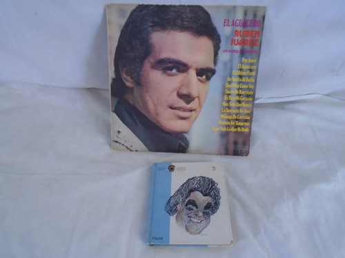 Disco De Vinilo De Ruben Juarez . El Aguacero + Libro