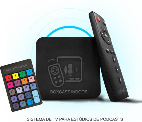 Box Cast Indoor / Aparelho + Sistema P/ Tv Estúdio Podcast