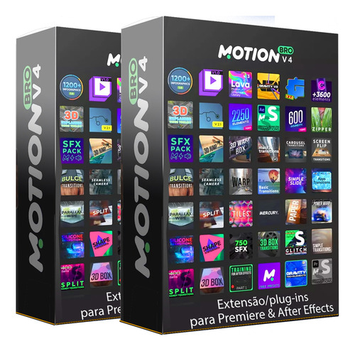 Motion Bro 4 Plugin, 20 Packs Atualizado 2023 After Effects