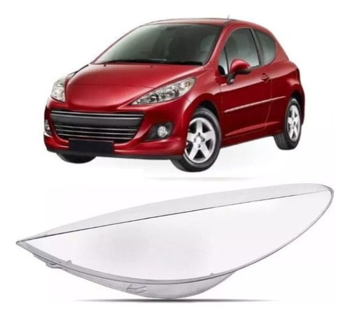 Lente Optica Acrílico P/ Peugeot 207 2014 2015 2016