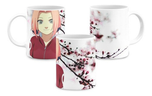 Caneca Cerâmica Sakura - Naruto