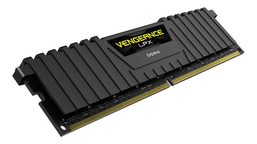 Memoria Ram Vengeance Lpx Gamer Color Negro 16gb 2 Corsair Cmk16gx4m2b3000c15