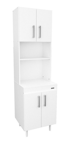 Mueble Columna De Cocina 4 Puertas Despensero Blanco 10155 Color 10155 - Blanco