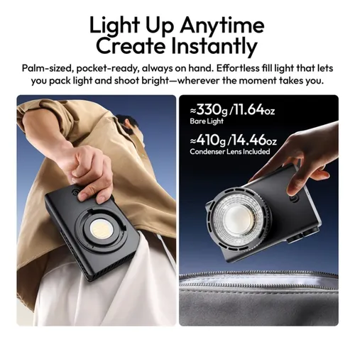Luz De Vídeo Ulanzi C01 100w Cob Led Bicolor 2700-6500k