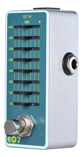 Eno Ex Eq7 - Pedal De Efecto Ecualizador De Guitarra (7 Band