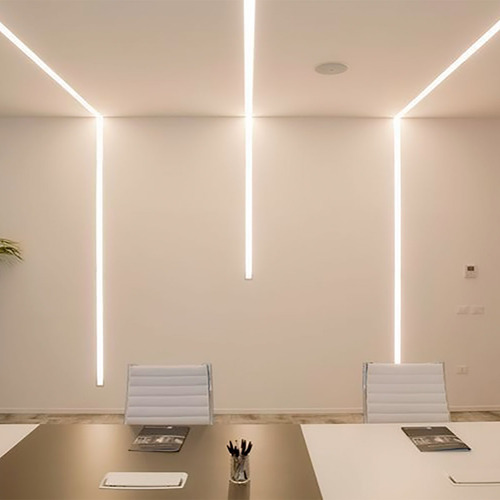 Kit 18 Perfil Led Alumínio Embutir 2 Metros P/fita Led 40mm