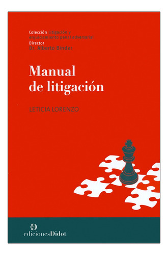 Manual De Litigación - Lorenzo, Leticia.