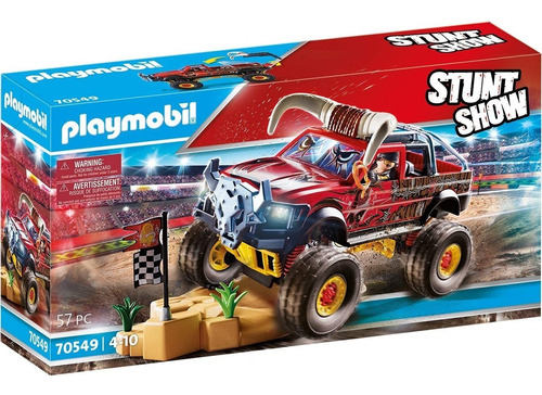 Camión Monster Playmobil Stunt Show Para Niños Febo