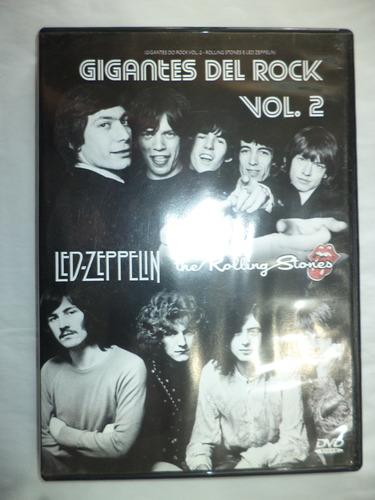 Dvd. Gigantes Del Rock, Vol. 2. Led Zeppelin, Rolling Stones