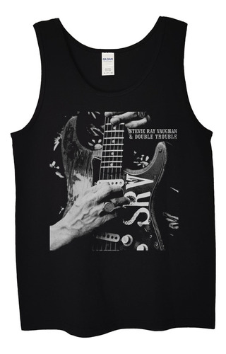 Polera Musculosa Stevie Ray Vaughan And Dou Rock Abominatron