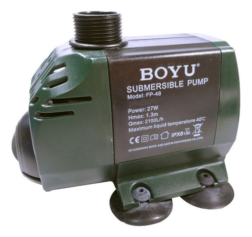 Boyu/jad Bomba Submersa Fp-48 27w 2100l/h 220v