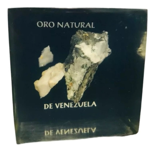 Oro Natural De Venezuela Pisa Papel En Acrílico Adorno