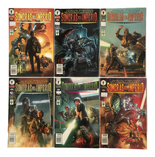 Star Wars Sombras Del Imperio 1-6 Dark Horse Comics Vid 1998