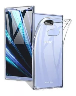 Funda Tpu Transparente Sony Xperia Xa3 Xz3 + Templado 5d