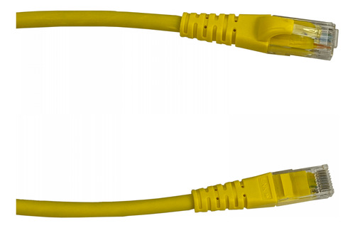 Linkmade 15mt Cat6 Amarillo Lszh Cable Patch Inyectado Multi