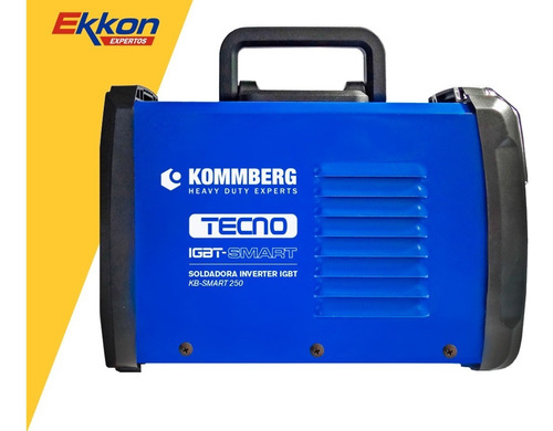 Soldadora inverter Kommberg KB-SMART250 azul y negra 50Hz 220V